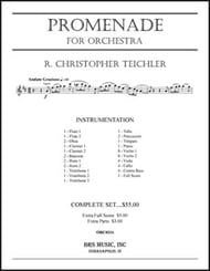 Promenade Orchestra sheet music cover Thumbnail